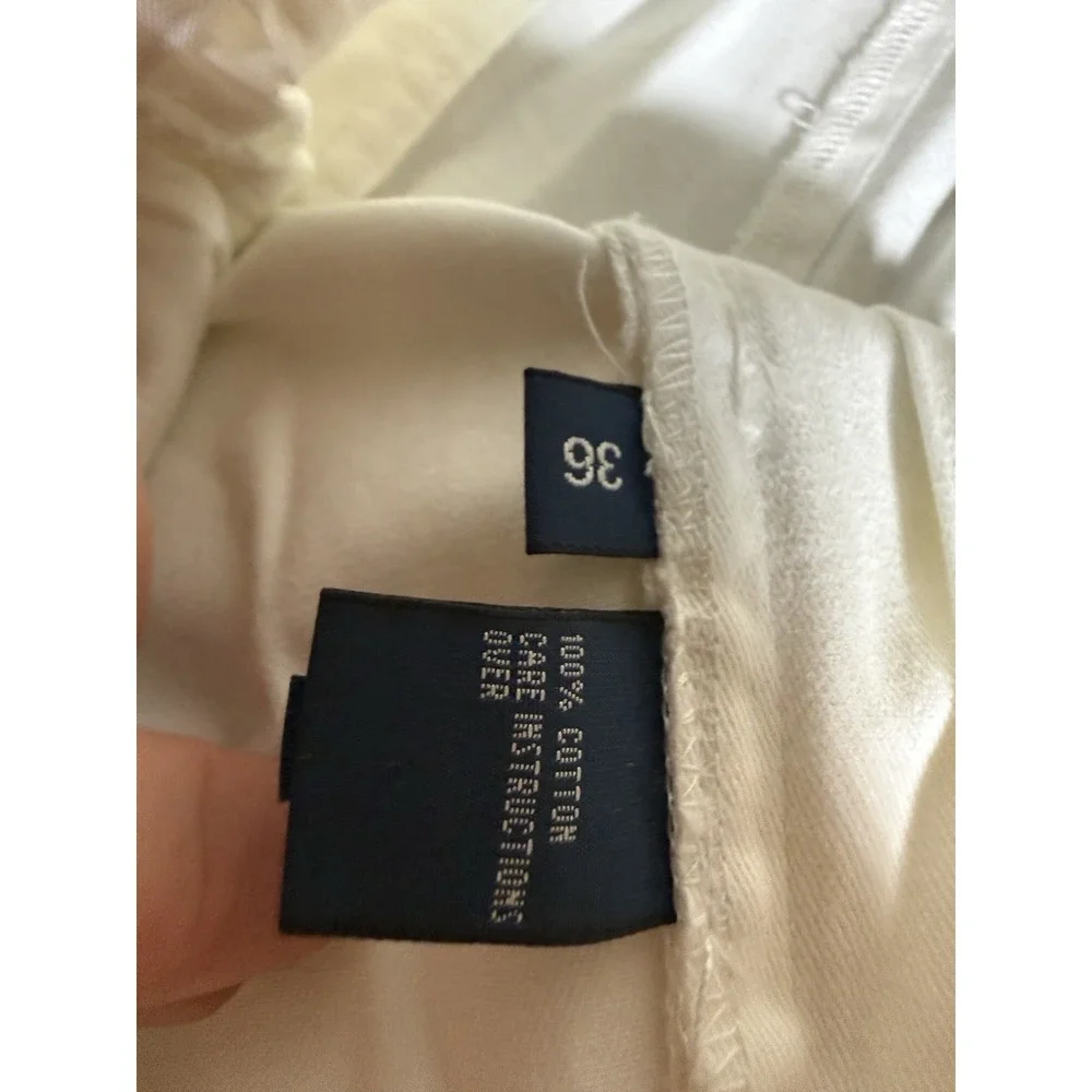 VINTAGE Polo Ralph Lauren Tyler Shorts Size 36 White 9 Inch Preppy Mens